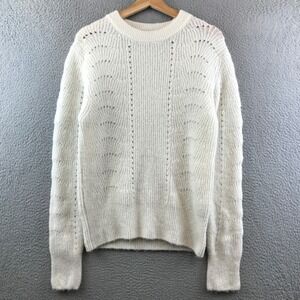 La petite maille FRNCH Paris Knit Sweater S/M Cream Pullover Wool Alpaca Blend
